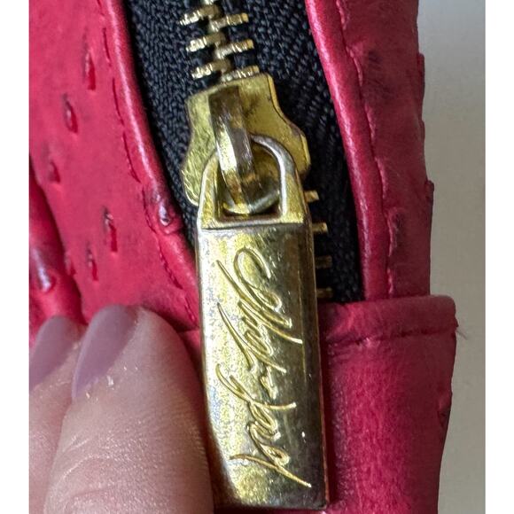 Lord & Taylor Large Vintage Purse Hand Bag Red 15"x11" - Picture 6 of 9